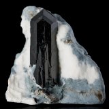 Neptunita con Natrolita
5 x 4 x 5 cm / cristal principal: 4.1 cm
(Autor: Museo MIM)