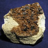 Calcopirita, dolomita, siderita
7 x 6,5 cm
(Autor: Frederic Varela)