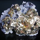 Pirita, Esfalerita, Cuarzo, Calcita
13x10 cm
(Autor: geoalfon)