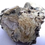 Lepidolita, Albita (variedad cleavelandita)
10 x 8 x 7 cm
(Autor: María Jesús M.)