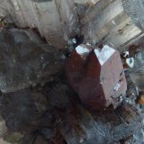 Aragonito con Cuarzo (variedad jacinto de compostela)
3 x 3 cm.
(Autor: javier ruiz martin)
