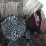 Aragonito con Cuarzo (variedad jacinto de compostela)
3 x 3 cm.
(Autor: javier ruiz martin)