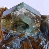 Fluorapatito, Moscovita
5 x 4 x 3 cm. El Apatito 0.5 cm.
(Autor: javier ruiz martin)