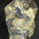 Gahnita, esfalerita y cuarzo
4 x 6 x 3 cm.
(Autor: Felipe Abolafia)