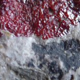 Cinabrio
5 x 4 cm. el área de cristales
(Autor: javier ruiz martin)
