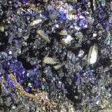 Azurita y Cerusita
Encuadre 3x2cm aprox.
(Autor: heat00)