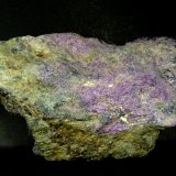 Stichtita sobre serpentina y cromita
11 x 7 x 3 cm.
(Autor: Felipe Abolafia)