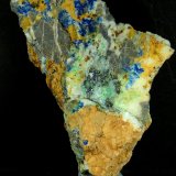 Tetraedrita y Azurita
4,5 x 7,5 x 2 cm.
(Autor: Felipe Abolafia)