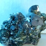 Esfalerita (variedad marmatita), Galena, Cuarzo y Pirita
4,5 x 3 x 2,5 cm.
(Autor: Felipe Abolafia)