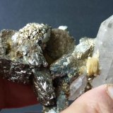Arsenopirita, Cuarzo y Siderita
5,5 x 5,5 cm.
(Autor: javier ruiz martin)
