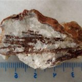 Hematites incluido en calcita
(Autor: María Jesús M.)