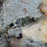 Pirita, Calcita, Tremolita, Magnetita, Actinolita, Clorita
6 x 6 cm.
(Autor: javier ruiz martin)