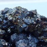 Pirita, Ferro-actinolita, Actinolita, Anfíbol (variedad uralita), Magnetita, Cuarzo
6 x 6 cm.
(Autor: javier ruiz martin)