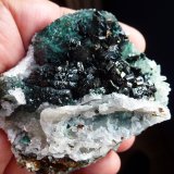 Clinoatacamita y Cuarzo
7 x 7 cm.
(Autor: javier ruiz martin)