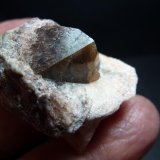 Dolomita (variedad teruelita) en Yeso
2 x 2  cm. la Dolomita.
(Autor: javier ruiz martin)