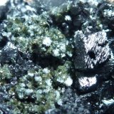 Magnetita, Clinocloro, Pirita, Actinolita y Calcita
7 x 4 cm.
(Autor: javier ruiz martin)