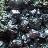 Magnetita, Clinocloro, Pirita, Actinolita y Calcita
7 x 4 cm.
(Autor: javier ruiz martin)
