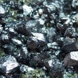 Magnetita, Clinocloro, Pirita, Actinolita y Calcita
7 x 4 cm.
(Autor: javier ruiz martin)