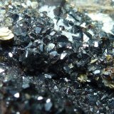 Esfalerita, Siderita
0,2 cm. el cristal de Esfalerita
(Autor: javier ruiz martin)