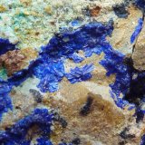 Azurita, Cornwallita
6 x 6 cm.
(Autor: javier ruiz martin)