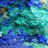 Azurita, Cornwallita
6 x 6 cm.
(Autor: javier ruiz martin)