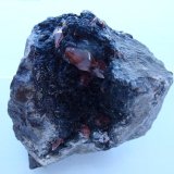 Rodocrosita, Goethita
5 x 5 cm. la pieza, 1,1 cm. el cristal mayor
(Autor: javier ruiz martin)