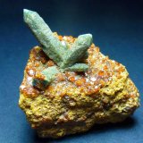 Cuarzo (variedad prasio), Andradita
5 x 5 cm.
(Autor: javier ruiz martin)
