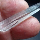 Cuarzo (variedad cristal de roca)
5 cm. de longitud
(Autor: javier ruiz martin)