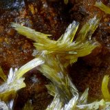 Parsonsita.
Campo de visión 2,2 mm.
(Autor: Juan Miguel)