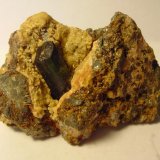 Vivianita sobre Pirrotina
4x3x3 cm.
(Autor: Joaquin Montoro)