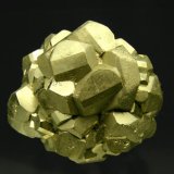 Pirita
Tamaño de la pieza: 3.7 × 3.2 × 3.6 cm. El cristal más grande mide: 1.2 × 1.1 cm.
(Autor: Jordi Fabre)