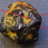 Goethita pseudomórfica de pirita
2 x 2 cm
(Autor: Antonio Alcaide)