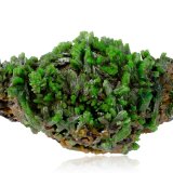 Piromorfita en Barita con limonita
9.5 x 5.5 x 4.5 cm / cristal principal: 1.4 cm
(Autor: Museo MIM)