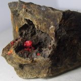 Rejalgar
4 x 4 cm. (El cristal mide 0,4 cm.)
(Autor: Darío Menéndez)
