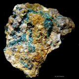 Rosasita, Hemimorfita y Duftita.
15x14 mm.
(Autor: Jesus Franquesa Baucells)