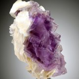 Fluorita, Barita
13x10, cristales hasta 3cm
(Autor: Raul Vancouver)