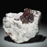 Esfalerita, Dolomita
8.5 x 7.5cm, cristal de 3cm
(Autor: Raul Vancouver)