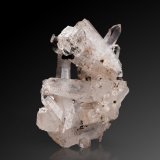 Sellaita con Cuarzo y Uvita
6 x 3.5 x 8 cm / cristal principal: 2.0 cm
(Autor: Museo MIM)