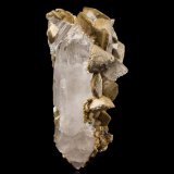Siderita en Cuarzo con Ferberita y Fluorapatito
12 x 11 x 21 cm / Cristal principal: 4.2 cm.
(Autor: Museo MIM)