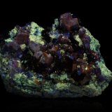 Sodalita con Pirita y Wurtzita
6.5 x 4.5 x 3.5 cm / Cristal principal: 1.1 cm.
(Autor: Museo MIM)