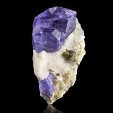 Sodalita en Calcita con Flogopita
8 x 4 x 12.5 cm / cristal principal: 7.3 cm
(Autor: Museo MIM)