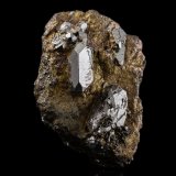 Sperrylita
7 x 5 x 3.5 cm / Cristal principal: 2.2 cm
(Autor: Museo MIM)