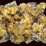 Calcopirita, Esfalerita
Zona minera Cavnic, Cavnic, Maramureș, Rumanía
6 x 6 cm.
(Autor: javier ruiz martin)