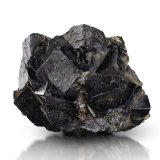 Uraninita
5.5 x 4.5 x 4 cm / cristal principal: 2.1 cm
(Autor: Museo MIM)