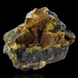 Uraninita con Uranofana
6.5 x 4.5 x 5 cm / cristal principal: 1.3 cm
(Autor: Museo MIM)