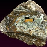 Wulfenita y Hemimorfita
6,5 x 6 x 4,5 cm
(Autor: Antonio Alcaide)