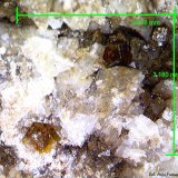 Wulfenita y Pirita.
3´418 x 3´180 mm.
(Autor: Jesus Franquesa Baucells)
