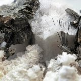 Bismutinita y Arsenopirita.
Campo de visión de 22 mm
(Autor: Antonio Carmona)