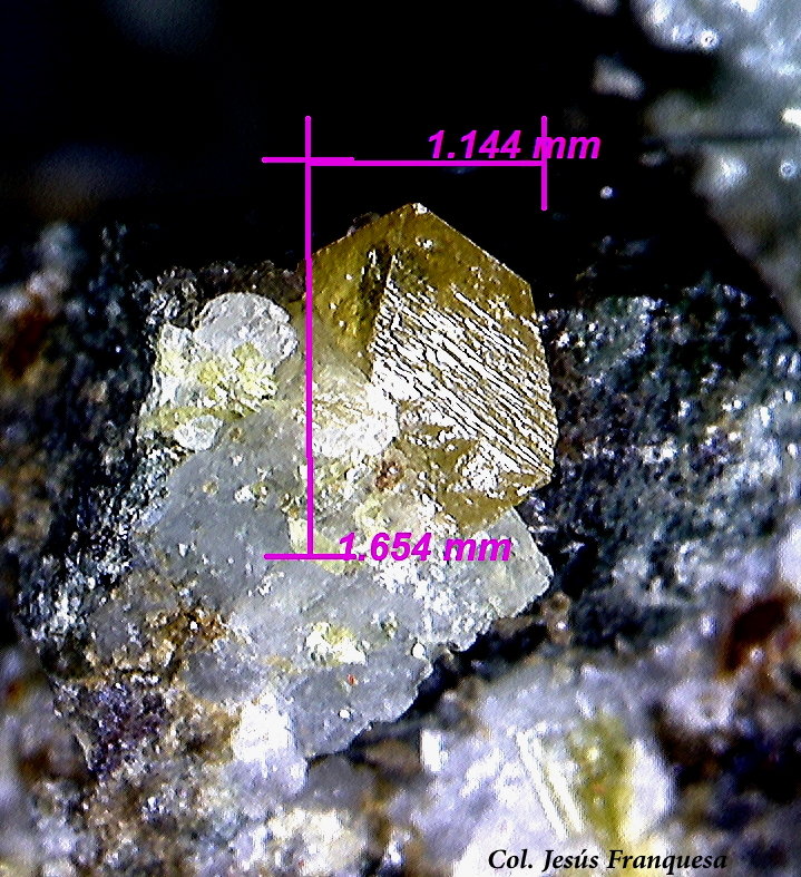 Titanita.
1´65 x 1´14 mm.
(Autor: Jesus Franquesa Baucells)