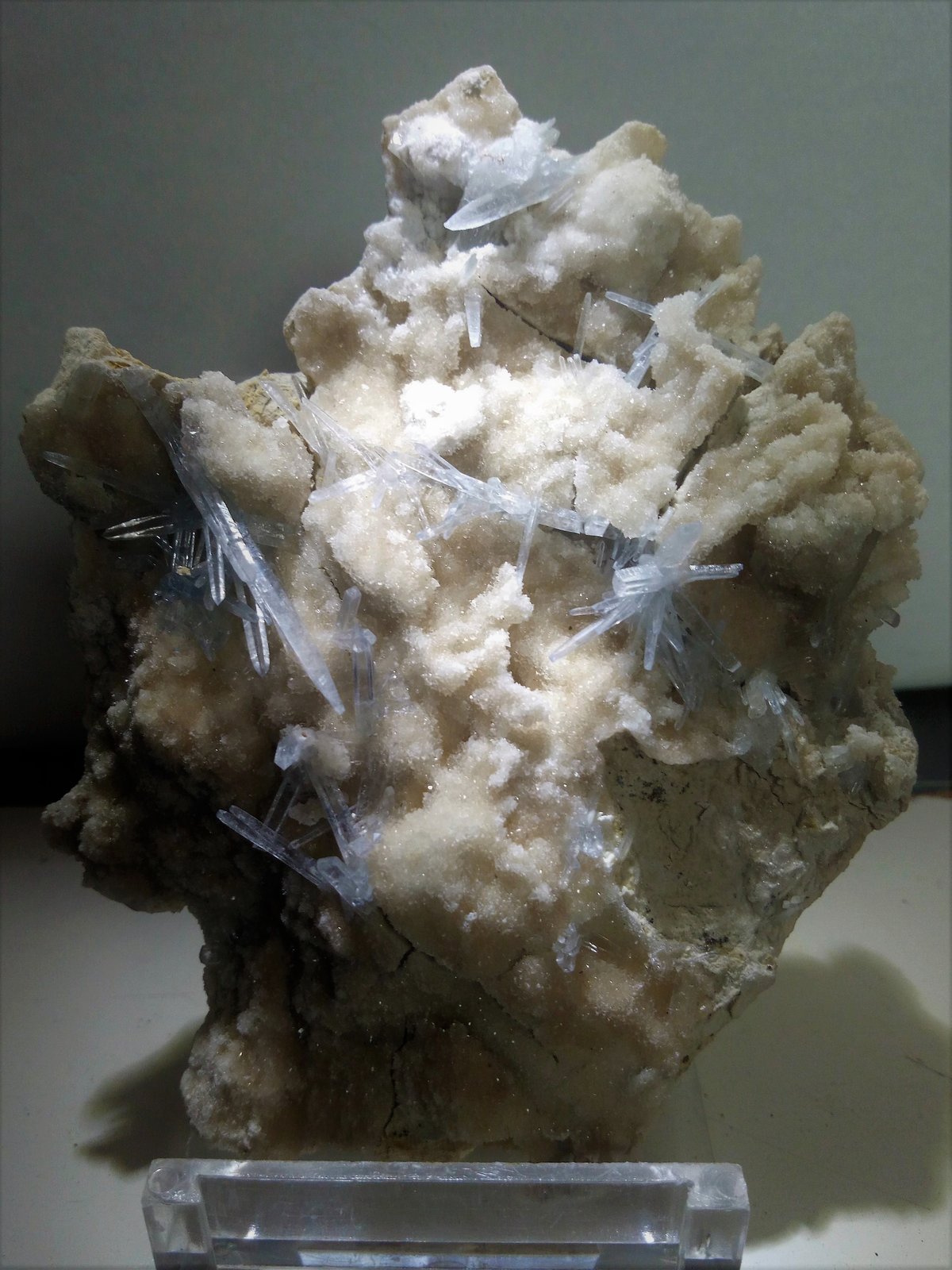 Celestina, Calcita
8x6,5 cm.
(Autor: Adri Rodríguez)